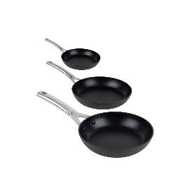 PACK DE 3 SARTENES FULL INDUCCIÓN ALUMINIO FORJADO 20 24 28 CM