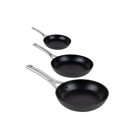 PACK DE 3 SARTENES FULL INDUCCIÓN ALUMINIO FORJADO 20 24 28 CM