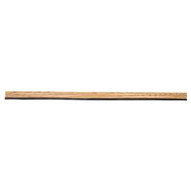 BURLETE ROBLE ADHESIVO DE ALUMINIO CON LABIO 1,05 M