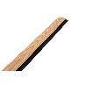BURLETE ROBLE ADHESIVO DE ALUMINIO CON LABIO 1,05 M