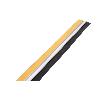 BURLETE ROBLE ADHESIVO DE ALUMINIO CON LABIO 1,05 M