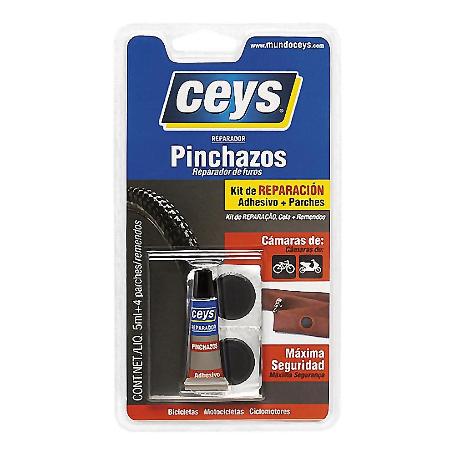 REPARADOR PINCHAZOS+ADHESIVO 5 ML ( 6 PARCHES )