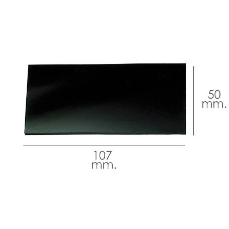 CRISTAL OSCURO 107X50 MM. DIN11 PARA PANTALLA SOLDADURA WOLFPACK 15040405 - 15040400