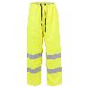 PANTALON ALTA VISIBILIDAD LLUVIA TALLA L. 100% IMPERMEABLE. PANTALON IMPERMEABLE TRABAJO