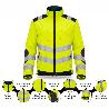 CHAQUETA ALTA VISIBILIDAD SOFTSHELL TALLA S. CHAQUETA TRABAJO ALTA VISIBILIDAD CON BANDA REFLECTORA