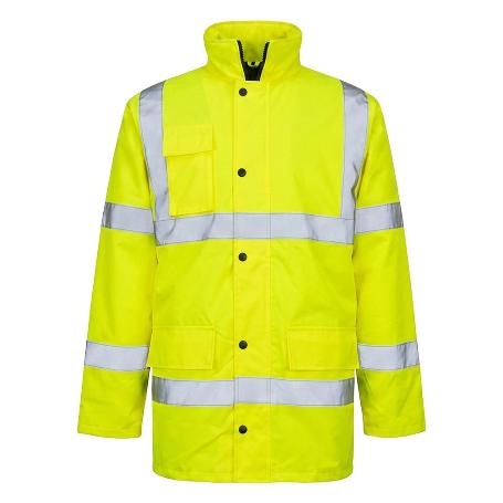 PARKA ALTA VISIBILIDAD LLUVIA TALLA XL. 100% IMPERMEABLE. PARKA IMPERMEABLE TRABAJO