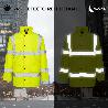 PARKA ALTA VISIBILIDAD LLUVIA TALLA XXL. 100% IMPERMEABLE. PARKA IMPERMEABLE TRABAJO