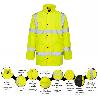 PARKA ALTA VISIBILIDAD LLUVIA TALLA XXL. 100% IMPERMEABLE. PARKA IMPERMEABLE TRABAJO