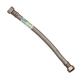 LATIGUILLO FLEXIBLE REFORZADO ACERO INOXIDABLE TERMO HEMBRA 1/2 - HEMBRA 1/2 LONGITUD 500 MM