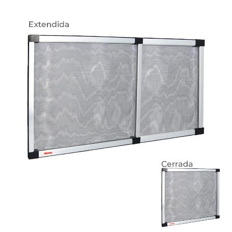 MOSQUITERA EXTENSIBLE MARCO ALUMINIO 40 X 50/92 CM. KIT MOSQUITOS, MOSQUITERA AJUSTABLE, MOSQUITERA UNIVERSAL