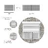 MOSQUITERA EXTENSIBLE MARCO ALUMINIO 50 X 75/142 CM.