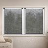 MOSQUITERA EXTENSIBLE MARCO ALUMINIO 50 X 75/142 CM.