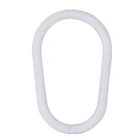 ANILLAS PARA CORTINAS DE DUCHA PERA ANILLA BAÑO PERA 18 MM. BLANCA (BOLSA 100 UNIDADES)