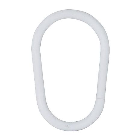 ANILLAS PARA CORTINAS DE DUCHA PERA ANILLA BAÑO PERA 18 MM. BLANCA (BOLSA 100 UNIDADES)