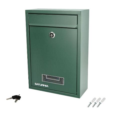 BUZON SQUARE VERDE 26 X 9 X 31 (ALT.) CM.