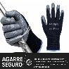 GUANTE DE TRABAJO DE POLIÉSTER CON RECUBRIMIENTO DE NITRILO - TALLA 8 (PAR)