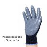GUANTE DE TRABAJO DE POLIÉSTER CON RECUBRIMIENTO DE NITRILO - TALLA 9 (PAR)