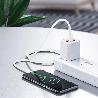 CABLE USB A-LIGHTNING 3,0 AH. 150 CM. BLANCO