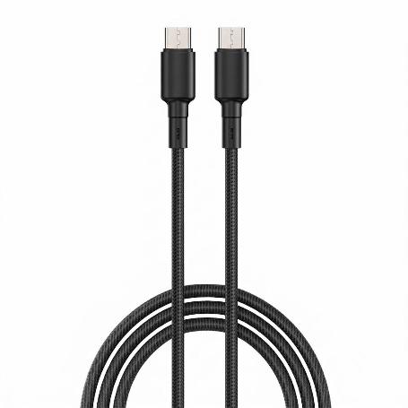 CABLE TRENZADO USB C / USB C 3,0 AH 100 CM. 60 WH.