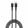 CABLE TRENZADO USB C / USB C 3,0 AH 100 CM. 60 WH.