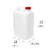 BIDON ALIMENTARIO / GARRAFA PLASTICO 10 LITROS
