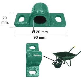 COJINETE METAL PARA CARRETILLA OBRA VERDE