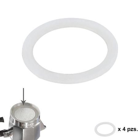 JUNTA GOMA SILICONA CAFETERA ALUMINIO CLASSIC / INDUCCIÓN 9 TAZAS (4 UNIDADES)