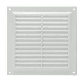 REJILLA PLASTICO SOBREPONER CON MALLA POSTERIOR 20X20 CM.