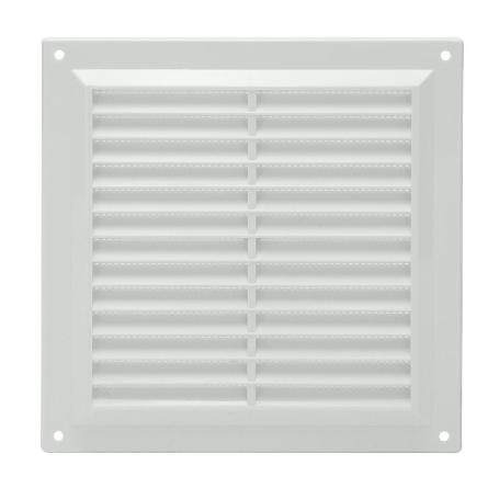 REJILLA PLASTICO SOBREPONER CON MALLA POSTERIOR 20X20 CM.
