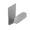 COLGADOR PERCHA ADHESIVO ACERO INOXIDABLE COLOR GRIS