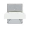 COLGADOR PERCHA ADHESIVO ACERO INOXIDABLE COLOR METALIZADO / BLANCO