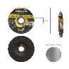 DISCO REPASAR ABRASIVO Ø 115 X Ø 22 MM. ESPESOR 6,4 MM. DISCO RADIAL / AMOLADORA UNIVERSAL COMPATIBLE CON TODAS LAS