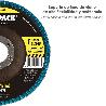 DISCO LAMINAS LIJA CIRCONIO 115X22 MM. GRANO  40