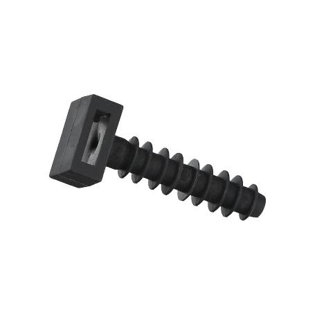 TACO FIJACIÓN BRIDA NYLON NEGRO 8 MM. (BOLSA 100 UNIDADES)