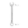 LLAVE COMBINADA PLUS 6X6 ACERO CROMO VANADIO DIN 3113. LLAVE DOBLE BOCA, LLAVE FIJA, LLAVE ESTRELLA