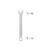 LLAVE COMBINADA PLUS 13X13 ACERO CROMO VANADIO DIN 3113. LLAVE DOBLE BOCA, LLAVE FIJA, LLAVE ESTRELLA