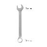 LLAVE COMBINADA PLUS 30X30 ACERO CROMO VANADIO DIN 3113. LLAVE DOBLE BOCA, LLAVE FIJA, LLAVE ESTRELLA