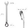 LLAVE COMBINADA CON CARRACA 19 MM. DIN 3113