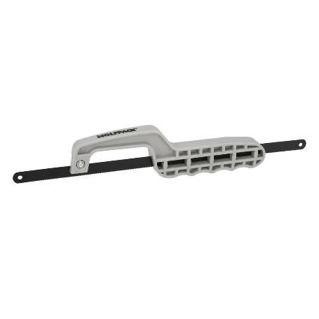 MINI SIERRA EMPUÑADURA PLASTICO CON HOJA 300 MM. AJUSTABLE, HOJA CORTE HSS, SERRUCHO, SEGUETA, SEGUETA, MINI ARCO S