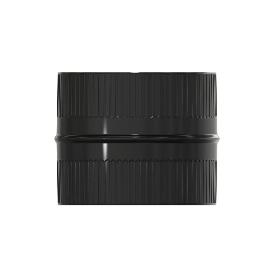 MANGUITO UNION TUBOS ESTUFA VITRIFICADO NEGRO MACHO - MACHO Ø 150 MM. MACHON, EMPALME TUBOS CHIMENA, EMPALME TUBOS 
