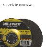 DISCO REPASAR ABRASIVO Ø 125 X Ø 22 MM. ESPESOR 6,0 MM. DISCO RADIAL / AMOLADORA UNIVERSAL COMPATIBLE CON TODAS LAS