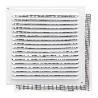 REJILLA VENTILACIÓN ALUMINIO CON MOSQUITERA ATORNILLABLE 200 X 200 MM. COLOR BLANCO