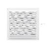 REJILLA VENTILACIÓN ALUMINIO CON MOSQUITERA ATORNILLABLE 200 X 200 MM. COLOR BLANCO