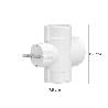 ADAPTADOR TRIPLE SCHUKO 16 A 250 V.