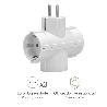 ADAPTADOR TRIPLE SCHUKO 16 A 250 V.