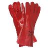GUANTES PVC ROJO 35 CM. (PAR)