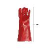 GUANTES PVC ROJO 35 CM. (PAR)