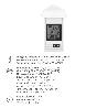 TERMOMETRO DIGITAL INTERIORES / EXTERIORES CON INDICADOR DE TEMPERATURA MAXIMA Y MINIMA