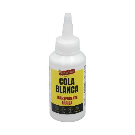 COLA BLANCA TRANSPARENTE BOTELLA 120 GR.