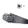 CABLE GALVANIZADO   6 MM. (ROLLO 100 METROS) NO ELEVACION